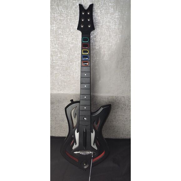 Guitar Hero Warriors of Rock Xbox 360 Guitar No Dongle No Strap Untested - Picture 1 of 8